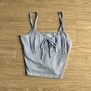 Light Blue Cropped Cami